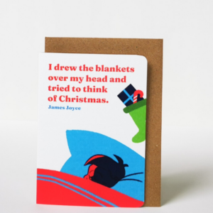 At it Again James Joyce Christmas card