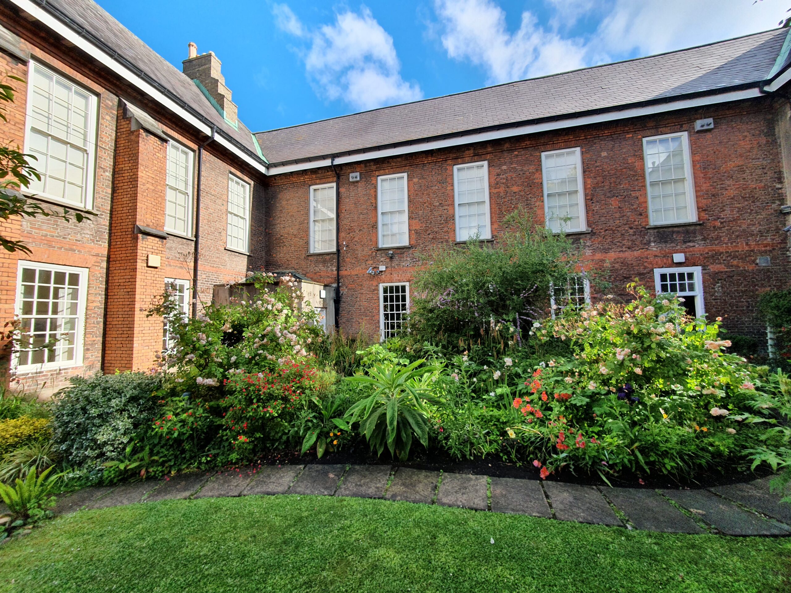 Marsh's Library exterior from the garden